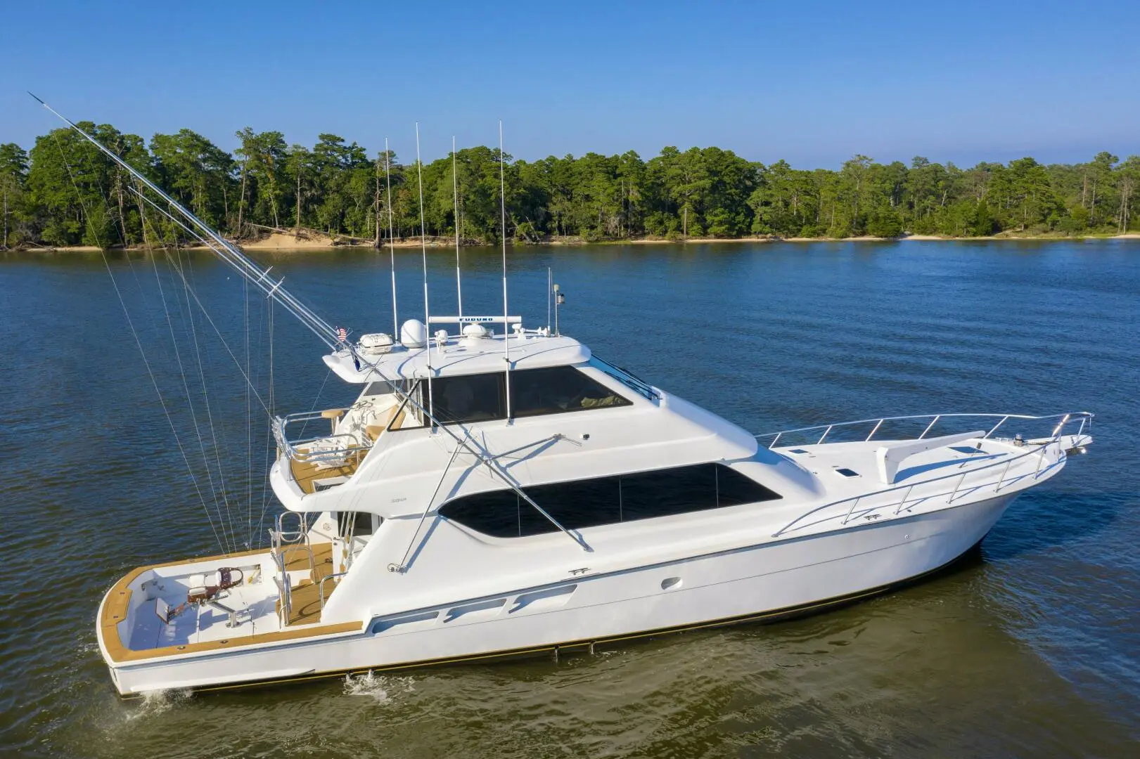 Hatteras 72 Cockpit Motoryacht